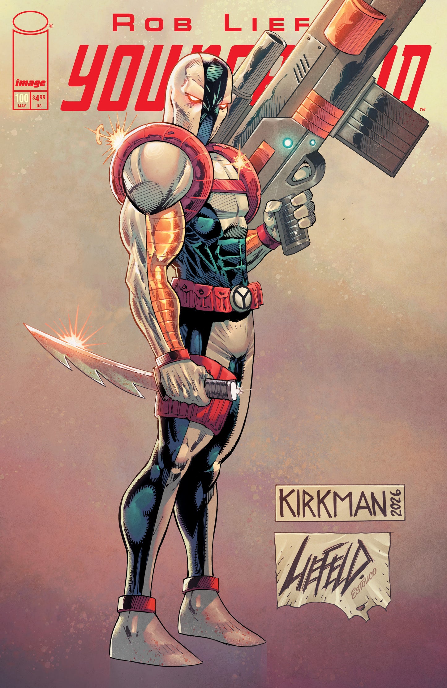 YOUNGBLOOD #100 CVR K ROB LIEFELD & ROBERT KIRKMAN VAR