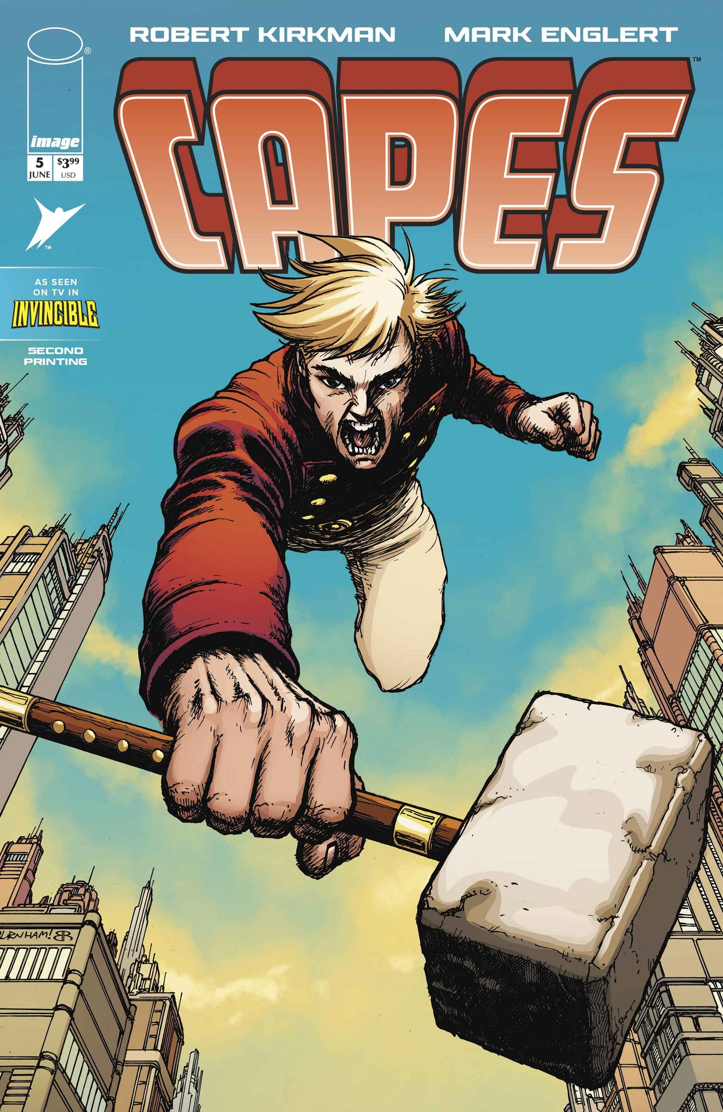 INVINCIBLE UNIVERSE CAPES #5 2ND PTG