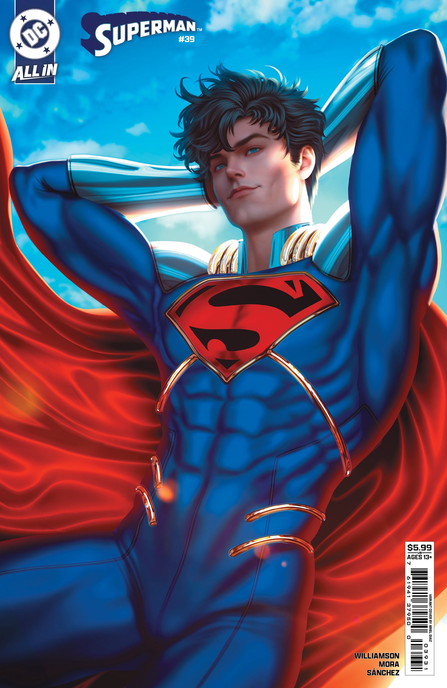 SUPERMAN #39 CVR C ARIEL DIAZ CARD STOCK VAR (THE REIGN OF THE SUPERBOYS)