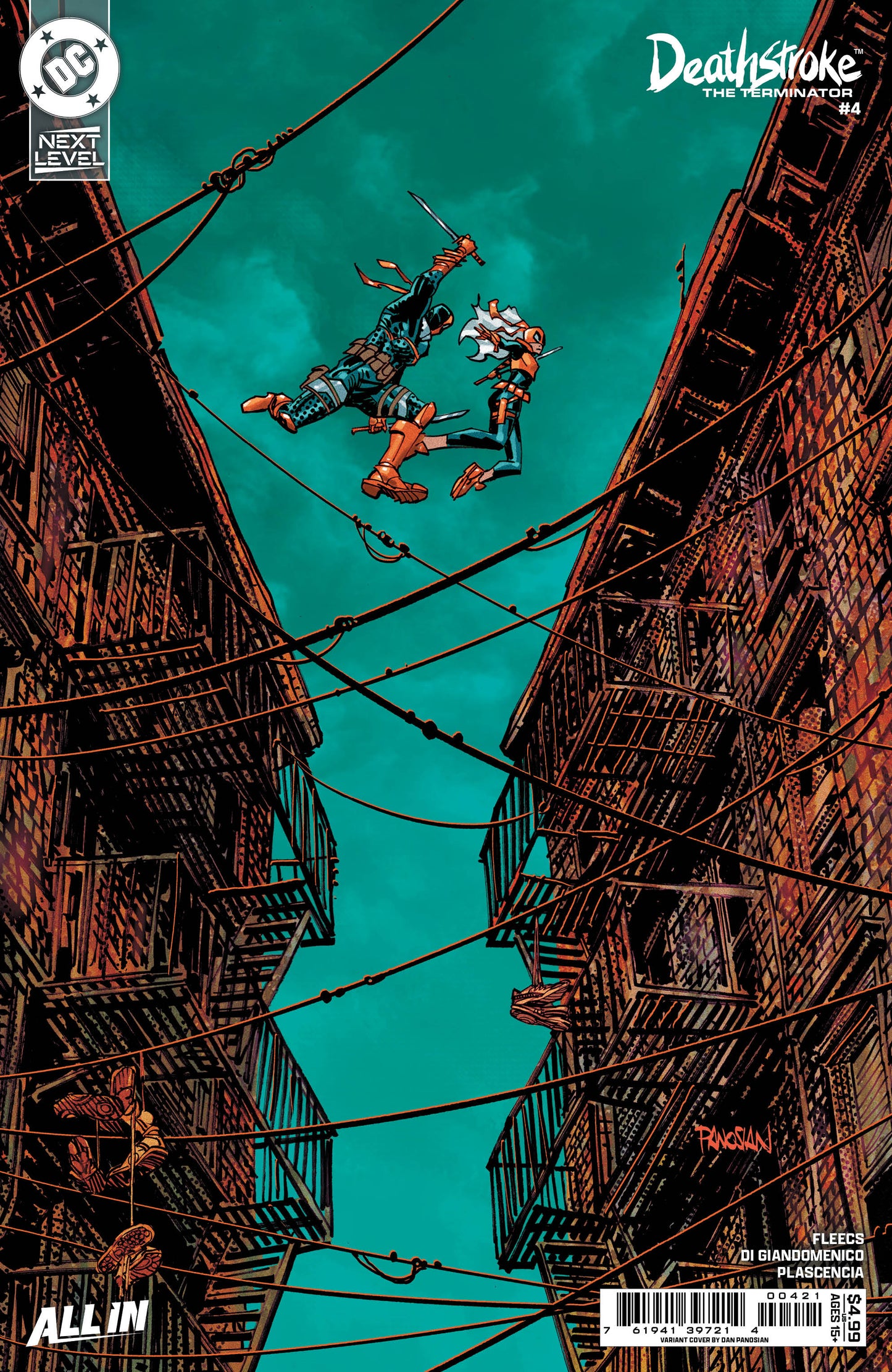 DEATHSTROKE THE TERMINATOR #4 CVR B DAN PANOSIAN CARD STOCK VAR