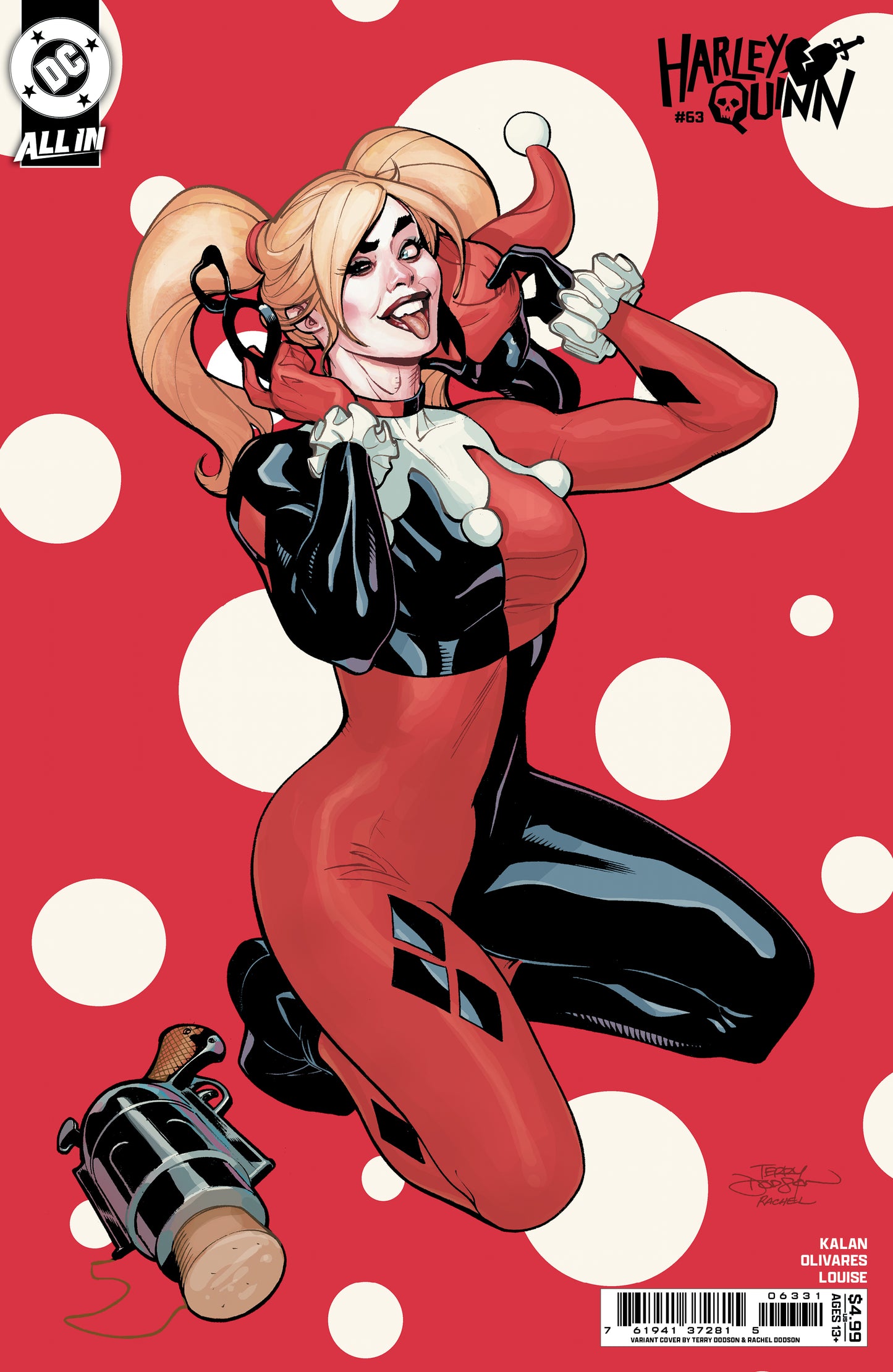 HARLEY QUINN #63 CVR C TERRY DODSON & RACHEL DODSON CARD STOCK VAR