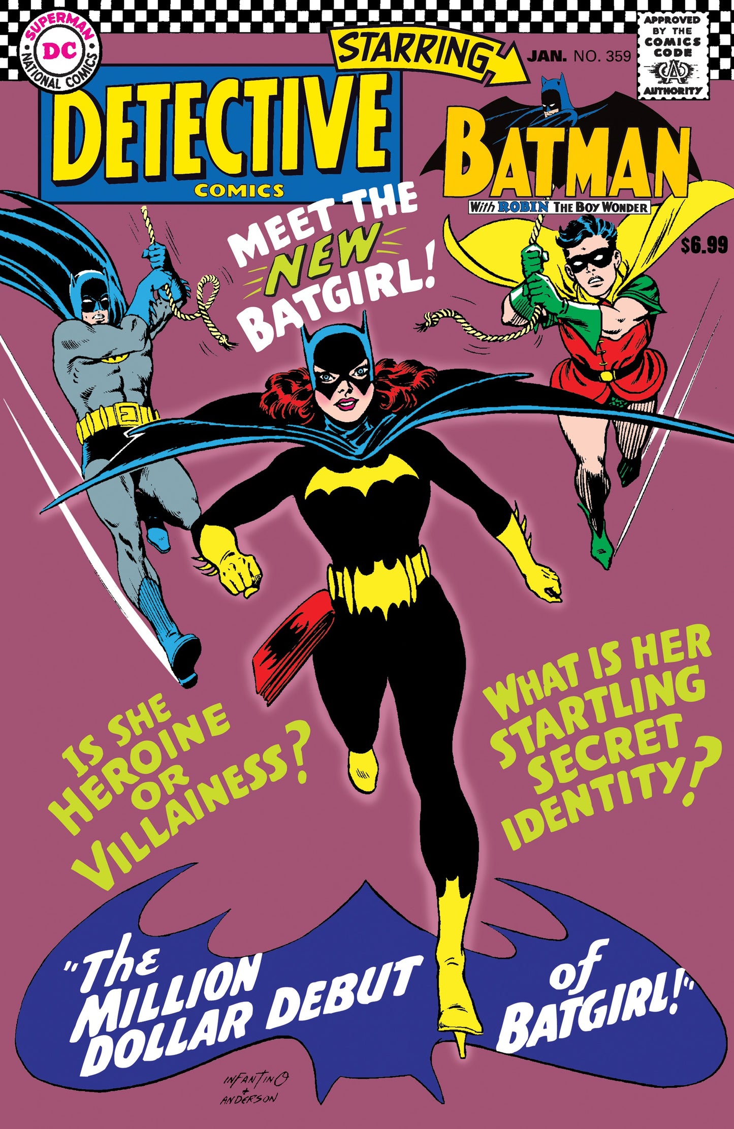 DETECTIVE COMICS #359 FACSIMILE EDITION CVR C CARMINE INFANTINO FOIL VAR