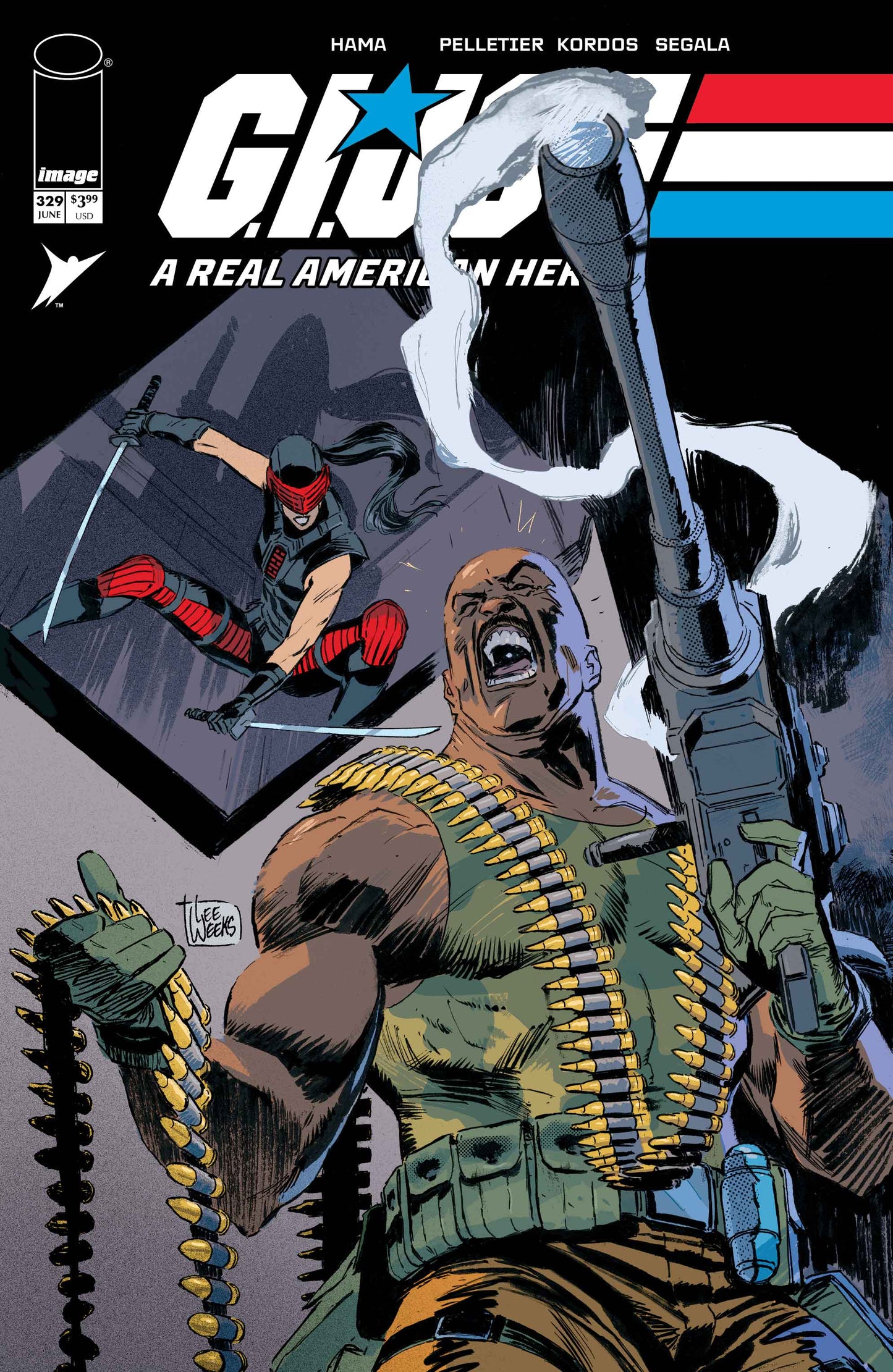 GI JOE A REAL AMERICAN HERO #329 CVR A LEE WEEKS & DAVE STEWART