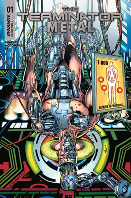 TERMINATOR METAL #1 CVR G BLANK AUTHENTIX VAR