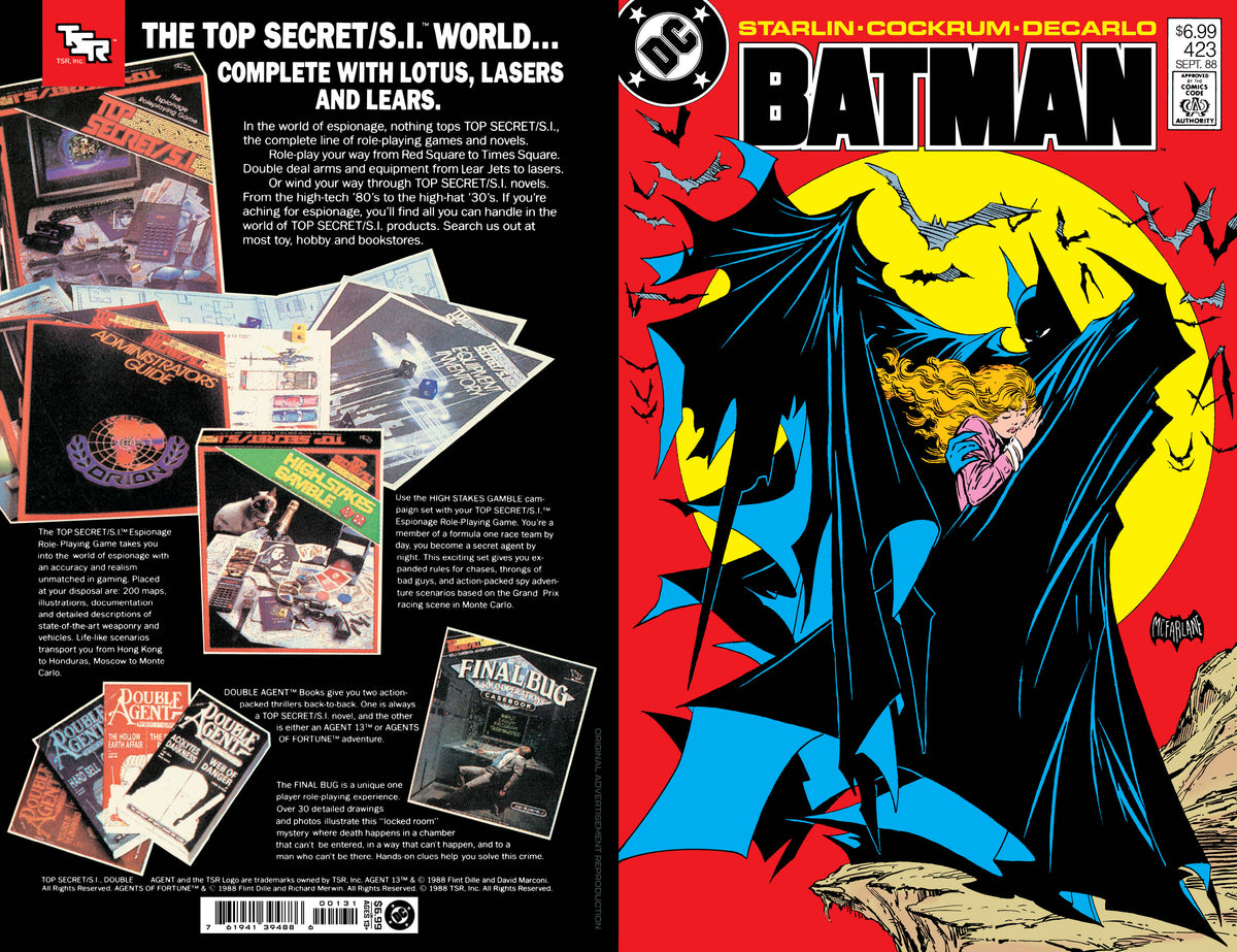 BATMAN #423 FACSIMILE EDITION CVR C TODD MCFARLANE FOIL VAR