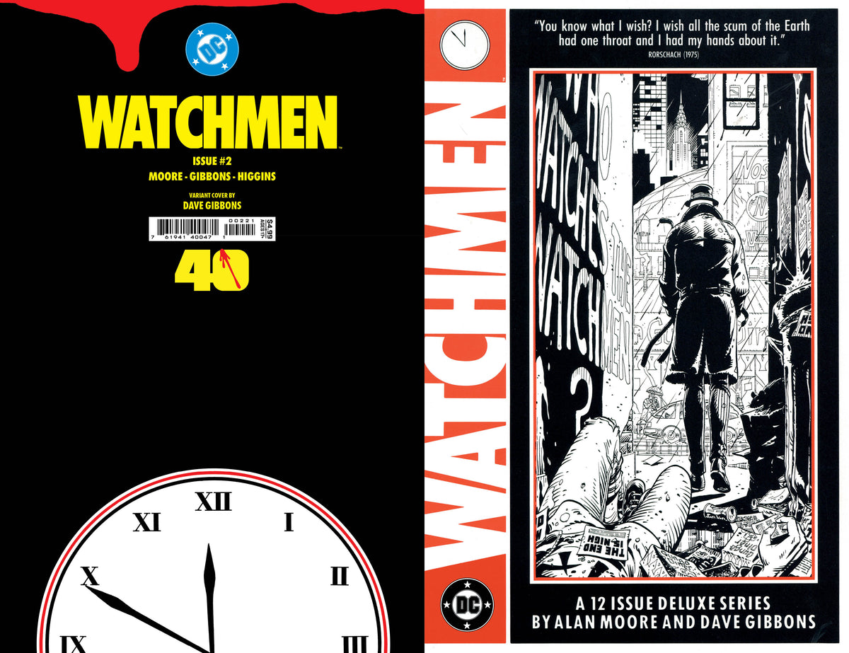 WATCHMEN #2 (OF 12) FACSIMILE EDITION CVR B DAVE GIBBONS CARD STOCK VAR (MR)