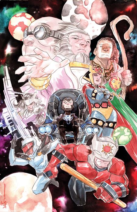 NEW GODS #12 (OF 12) CVR B DUSTIN NGUYEN CARD STOCK VAR