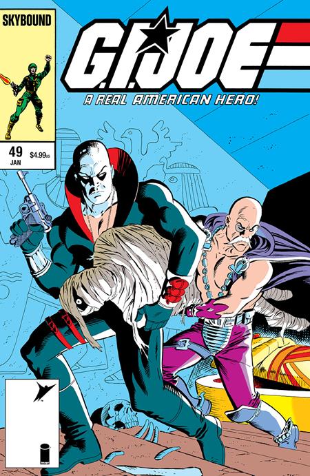 GI JOE A REAL AMERICAN HERO #49 HAMA FILES EDITION CVR C MIKE ZECK FOIL VAR