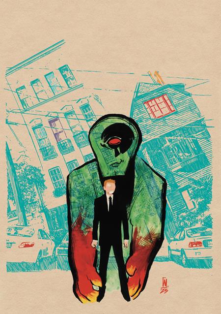 ABSOLUTE MARTIAN MANHUNTER #9 CVR B WERTHER DELL EDERA CARD STOCK VAR
