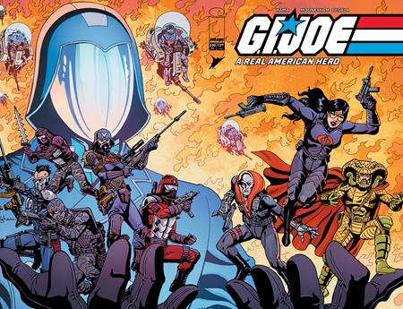 GI JOE A REAL AMERICAN HERO #325 CVR D ROD WHIGHAM & MIKE SPICER ANNIVERSARY WRAPAROUND VAR
