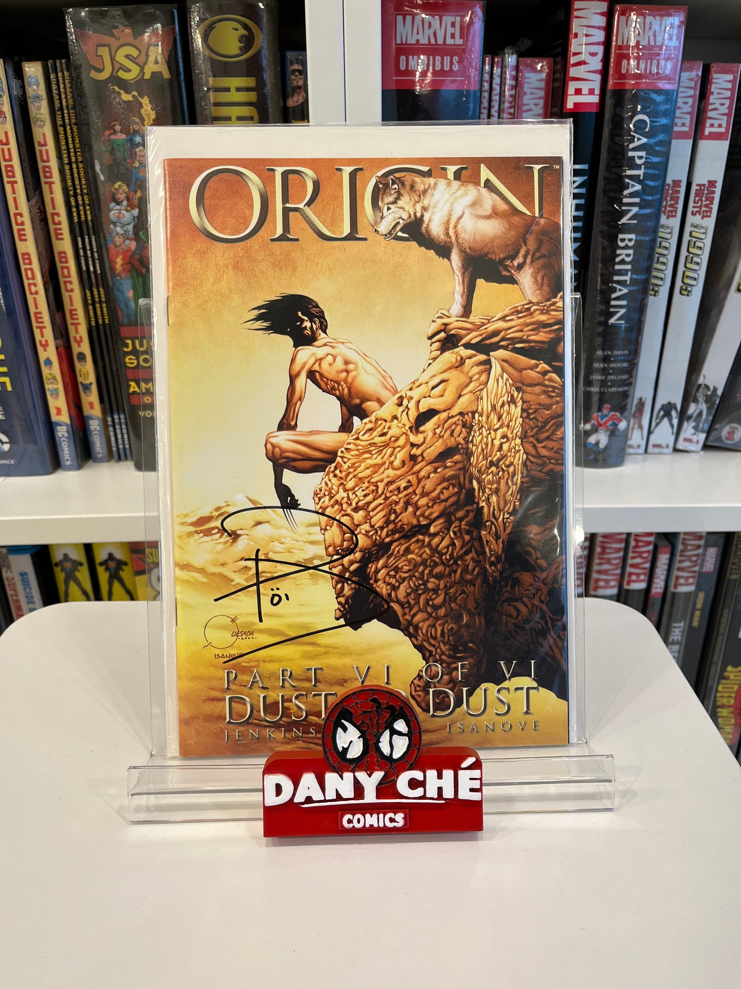 ORIGIN #6 SIGNED BY PAUL JENKINS (WRITER)