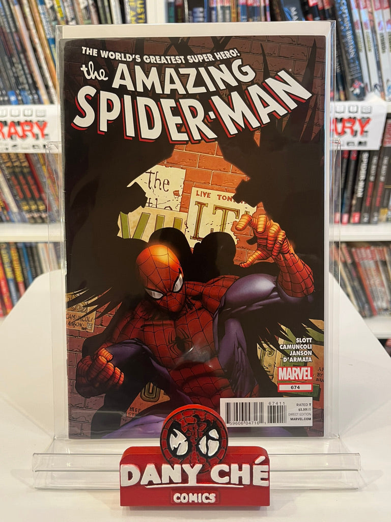 THE AMAZING SPIDER-MAN #674 MAIN CVR