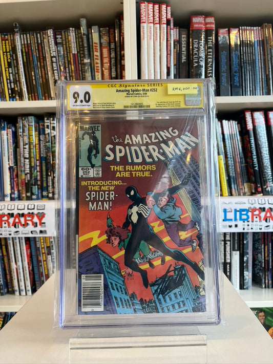 The Amazing Spider-Man #252 CGC 9.0 Signed by Stan Lee (1984)