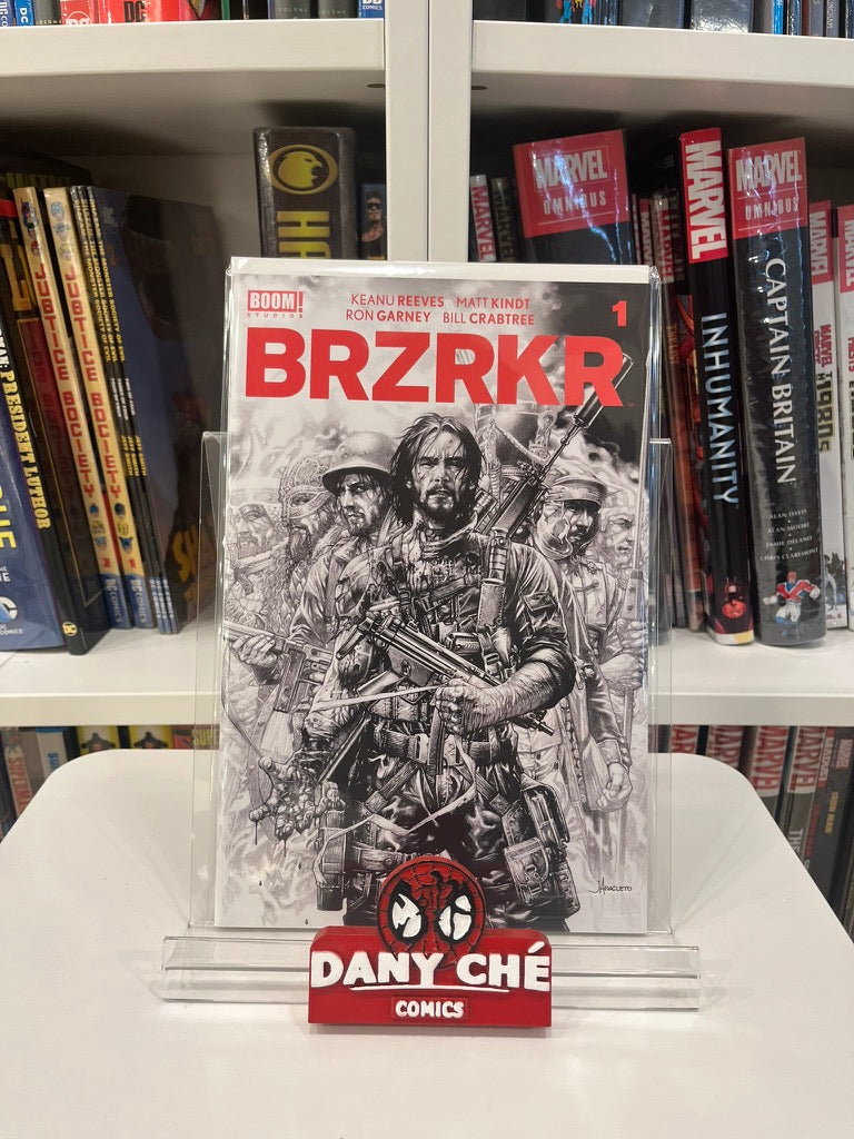 BRZRKR #1 SANCTUM SANCTORUM COMICS JAY ANACLETO B&W VAR