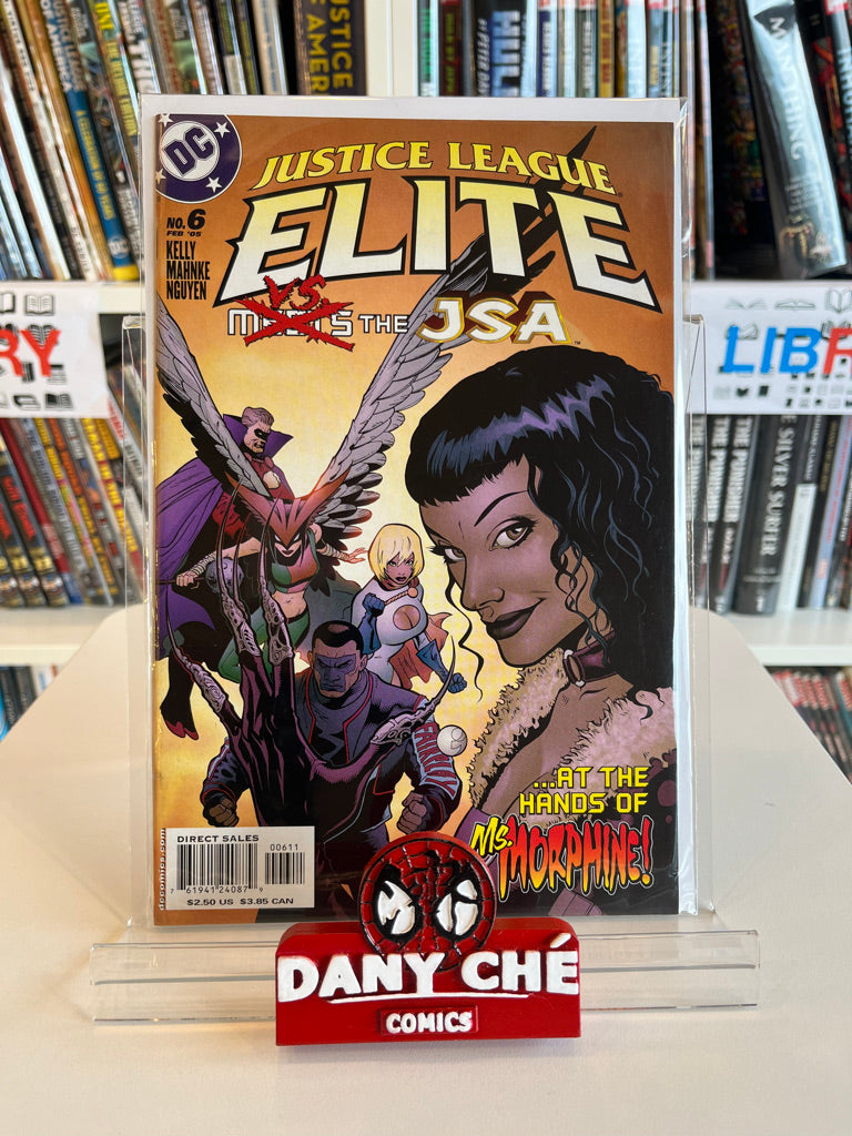 JUSTICE LEAGUE ELITE #6 MAIN CVR