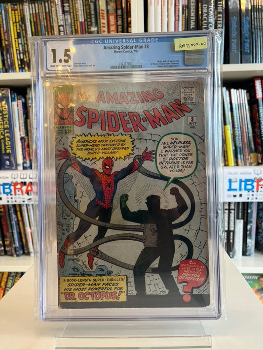The Amazing Spider-Man #3 CGC 1.5 (1963)