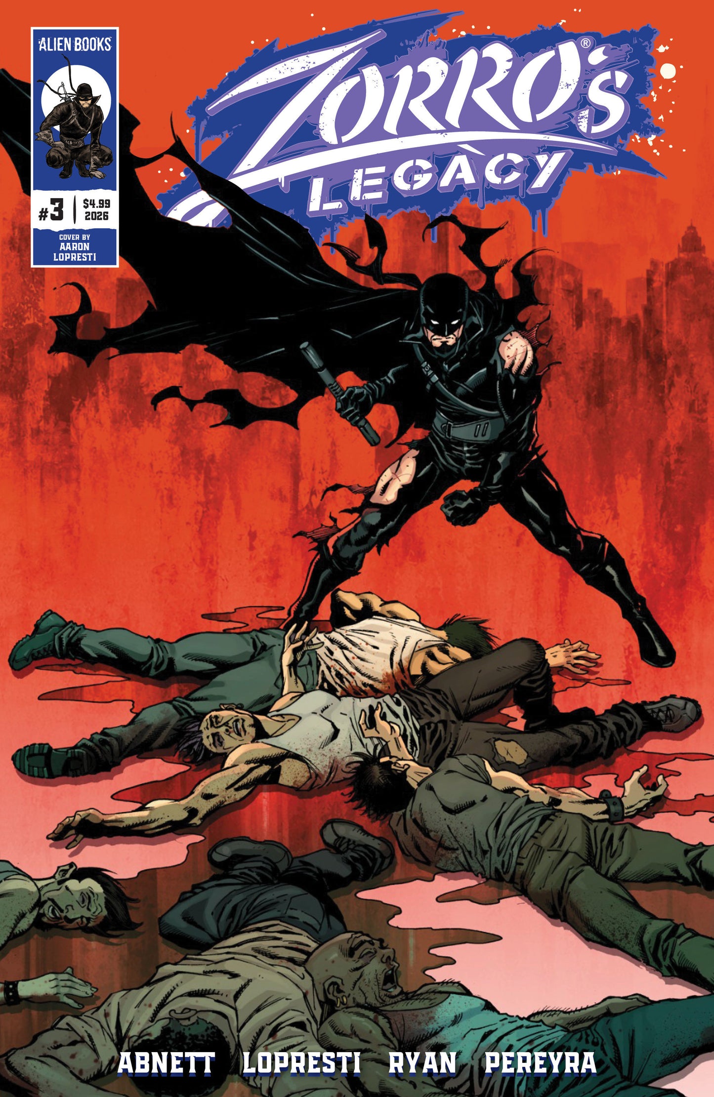 Zorro's Legacy #3 MAIN CVR