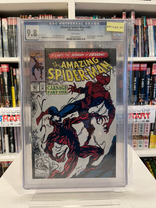 Amazing Spider-Man #361 CGC 9.8 (1992)