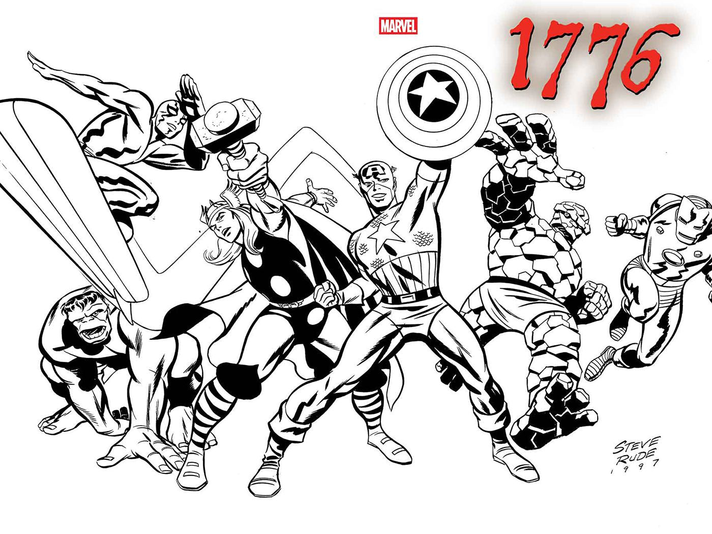 1776 #1 STEVE RUDE WRAPAROUND VAR