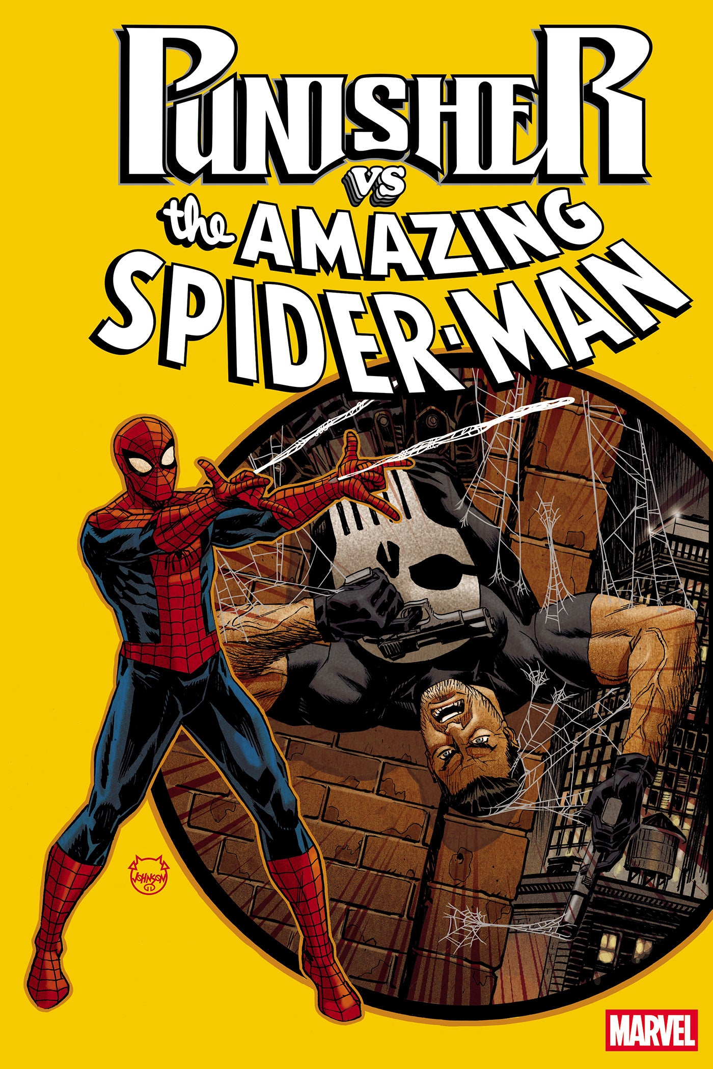 PUNISHER VS. SPIDER-MAN #1 DAVE JOHNSON FOIL VAR