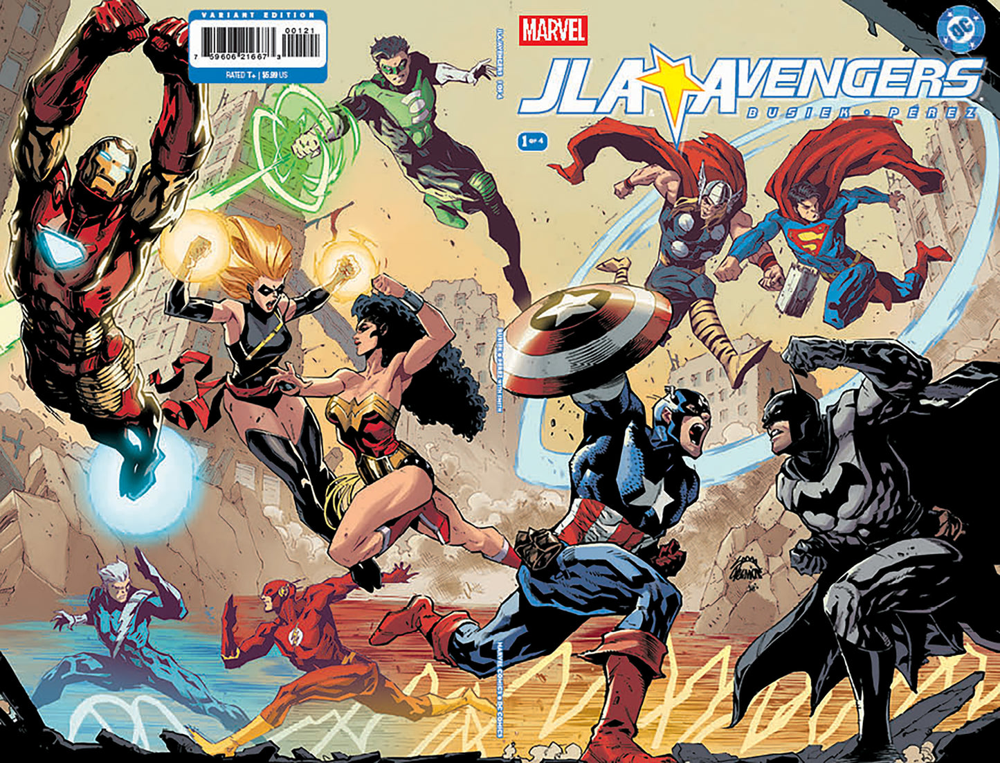 JLA/AVENGERS #1 FACSIMILE EDITION RYAN STEGMAN WRAPAROUND VAR