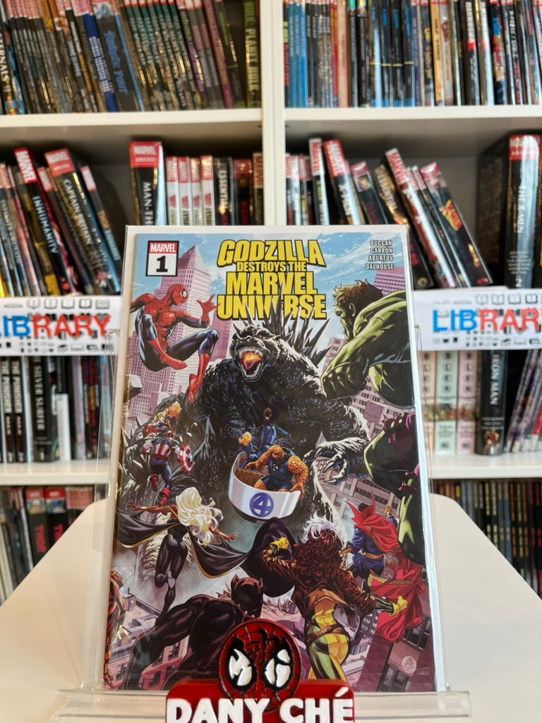 GODZILLA DESTROYS THE MARVEL UNIVERSE #1 WRAPAROUND CVR