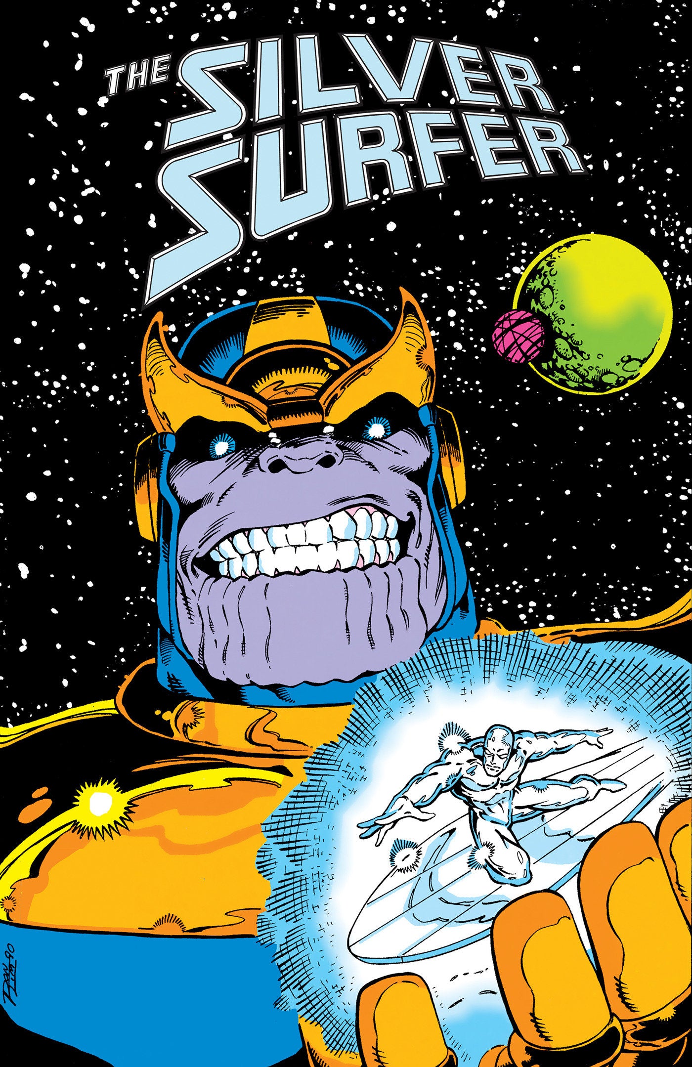 SILVER SURFER: THE INFINITY GAUNTLET OMNIBUS RON LIM MARVEL AGE CVR (HC)