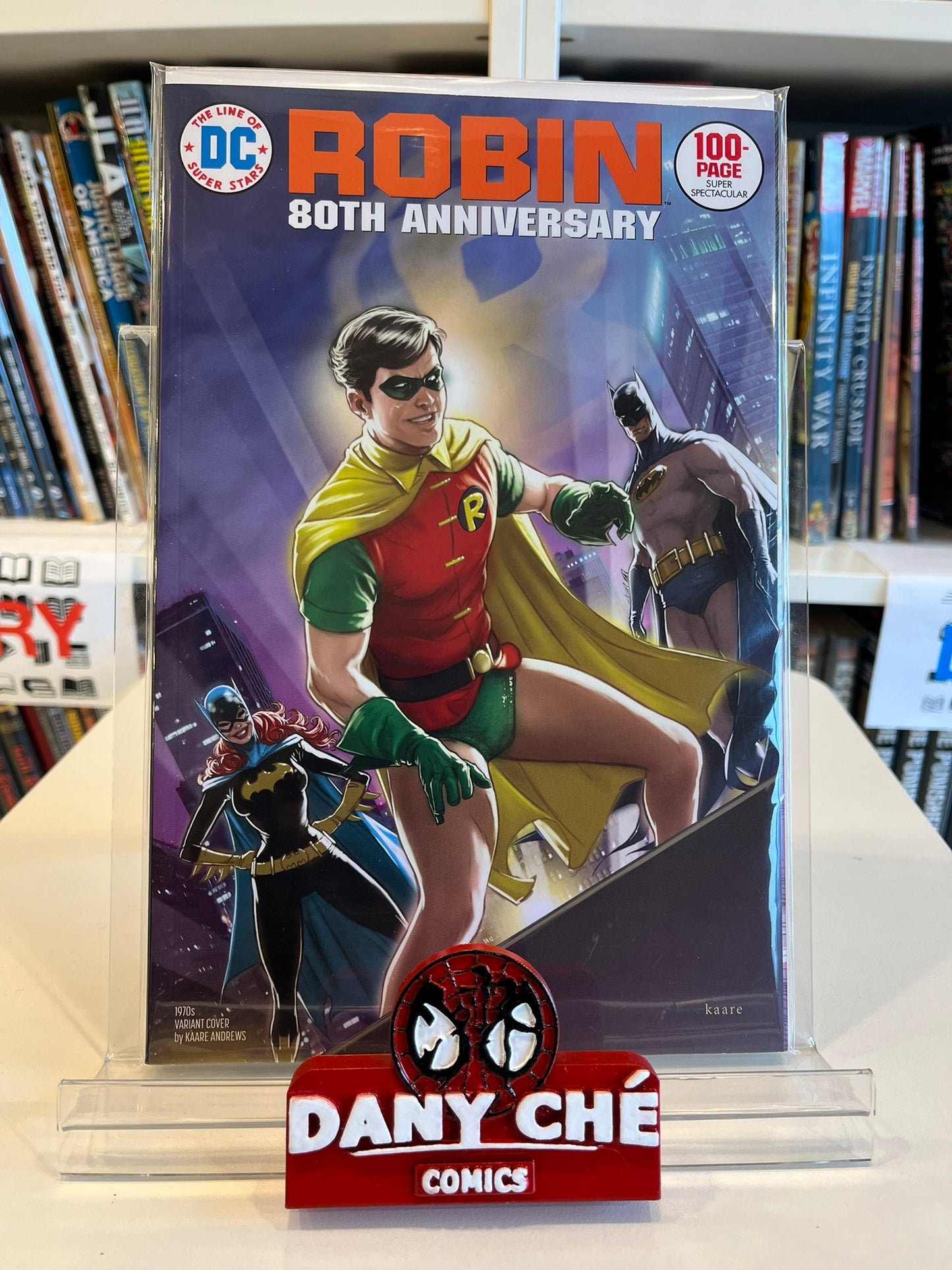ROBIN 80TH ANNIVERSARY 100-PAGE SUPER SPECTACULAR #1 KAARE ANDREWS 1970S VAR