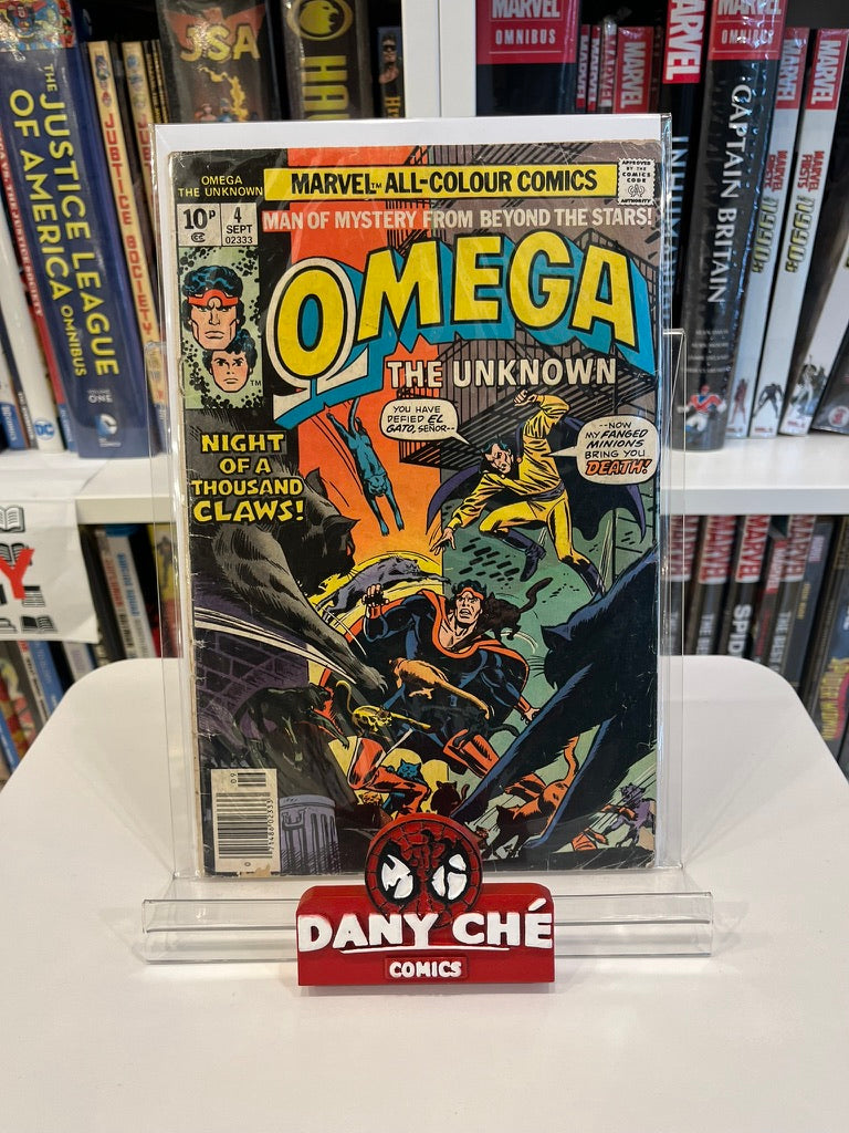 OMEGA THE UNKNOWN #4 BRITISH VAR