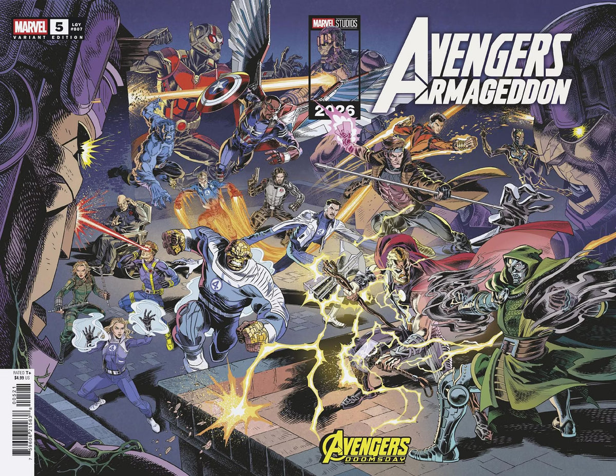 AVENGERS: ARMAGEDDON #5 LEONEL CASTELLINI MARVEL STUDIOS AVENGERS: DOOMSDAY VARIANT