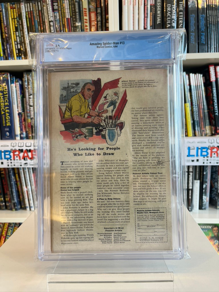 The Amazing Spider-Man #13 CGC 3.0 (1964)