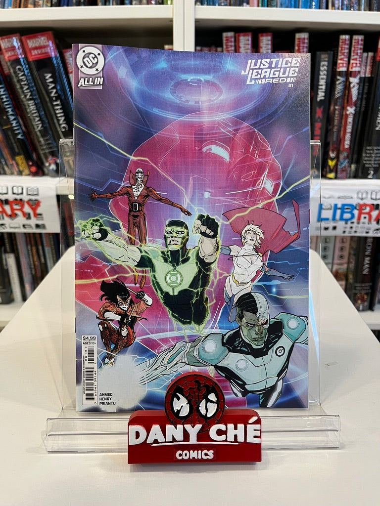 JUSTICE LEAGUE RED #1 (CARMINE DI GIANDOMENICO VAR)