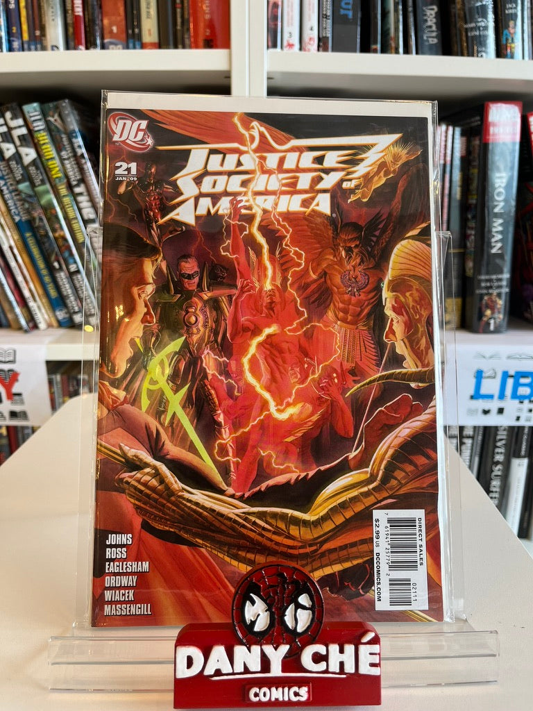 JUSTICE SOCIETY OF AMERICA #21 MAIN CVR