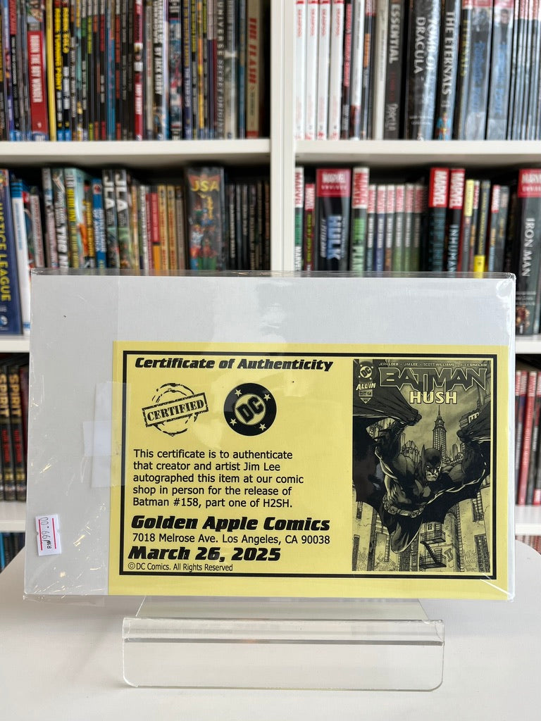 Batman #158 SIGNED by JIM LEE (W-COA/LTD 1000)(Cvr By JeeHyung Lee)