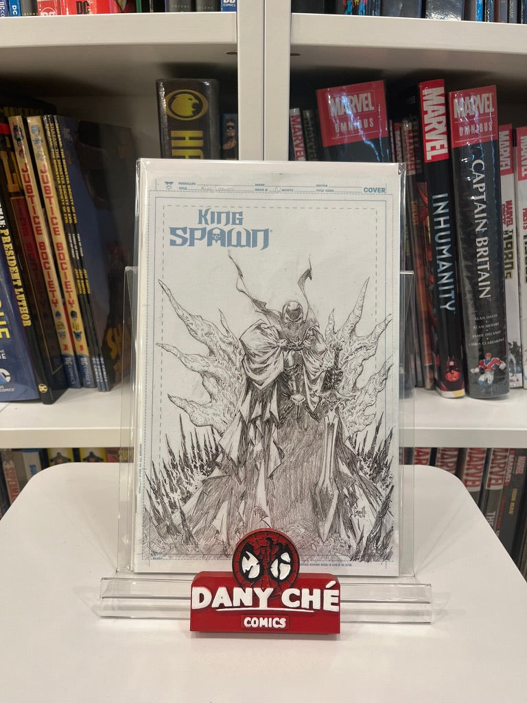 KING SPAWN #1 CVR H 1:50 GREG CAPULLO B&W VAR