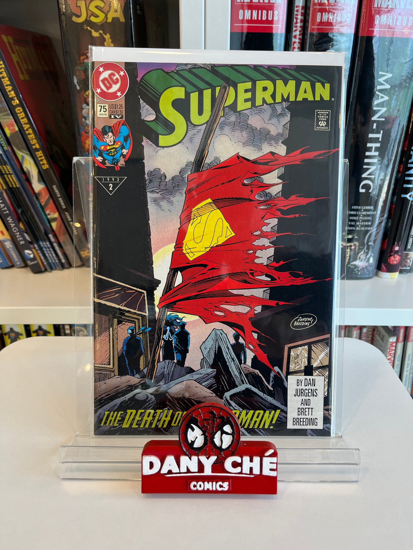 SUPERMAN #75 4TH PRINT-GREEN LOGO