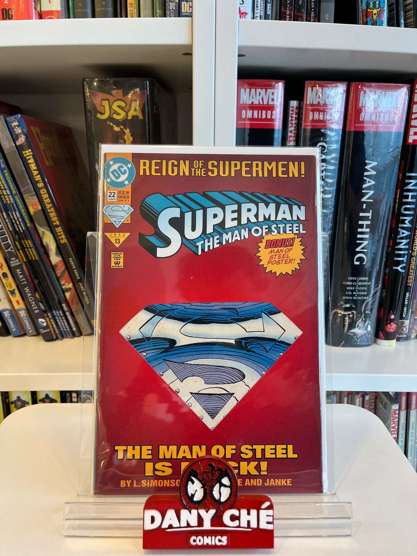 SUPERMAN THE MAN OF STEEL #22 (THE REIGN OF SUPERMEN)
