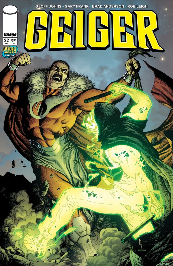 GEIGER #22 CVR D GARY FRANK & BRAD ANDERSON INVINCIBLE TEAM UP VAR