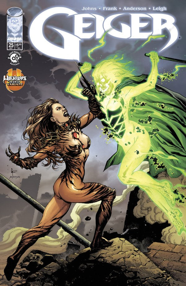 GEIGER #25 CVR F GARY FRANK & BRAD ANDERSON WITCHBLADE TEAM UP VAR