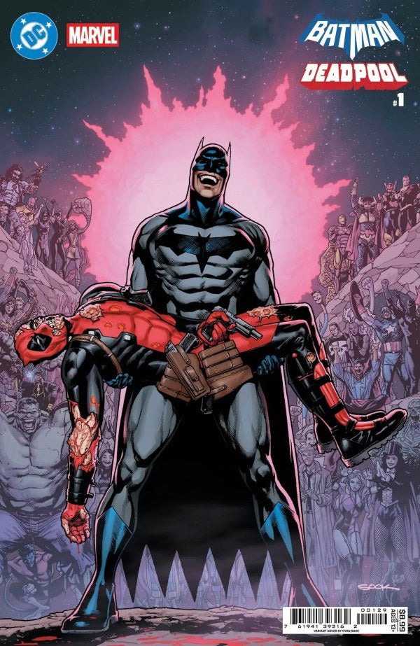 DC MARVEL BATMAN DEADPOOL #1 (ONE SHOT) CVR R RYAN SOOK VAR
