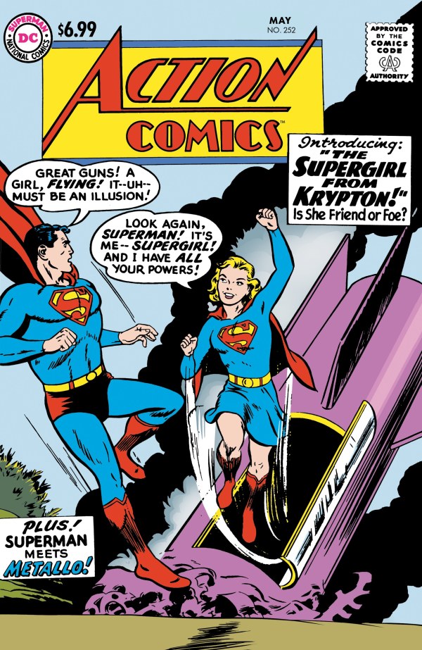 ACTION COMICS #252 FACSIMILE EDITION CVR B CURT SWAN FOIL VAR