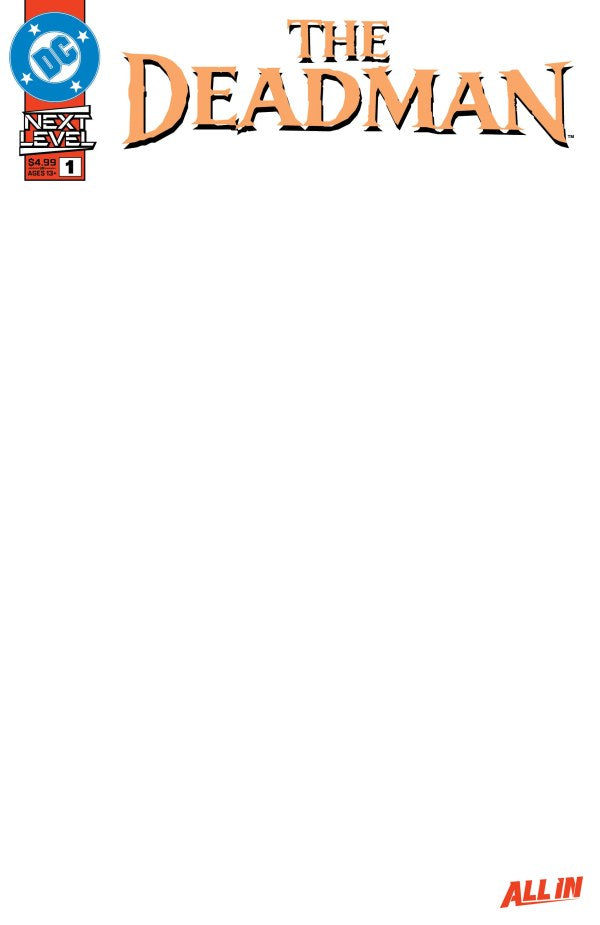 DEADMAN #1 (OF 6) CVR F BLANK CARD STOCK VAR