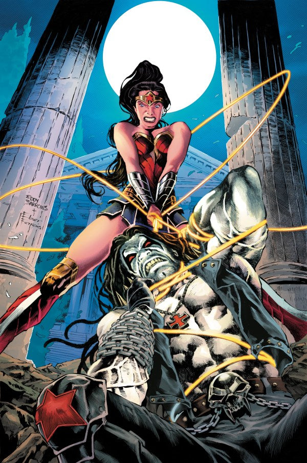 DC K.O. WONDER WOMAN VS LOBO #1 (ONE SHOT) CVR E EDDY BARROWS CARD STOCK VAR