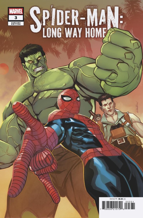 SPIDER-MAN: LONG WAY HOME #3 DAVID MESSINA VAR