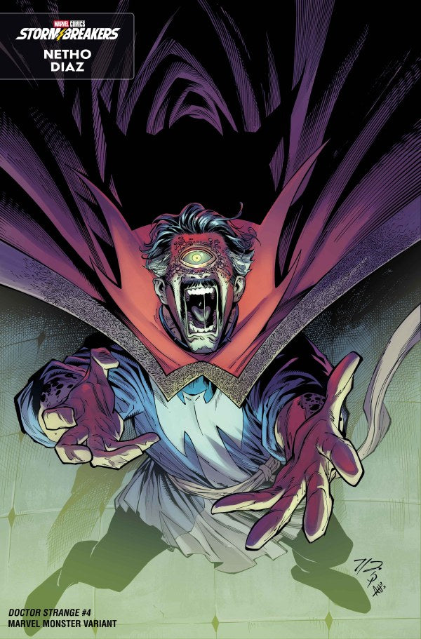 DOCTOR STRANGE #4 NETHO DIAZ MARVEL MONSTER VAR
