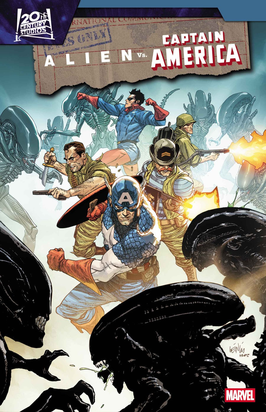 ALIEN VS. CAPTAIN AMERICA #2