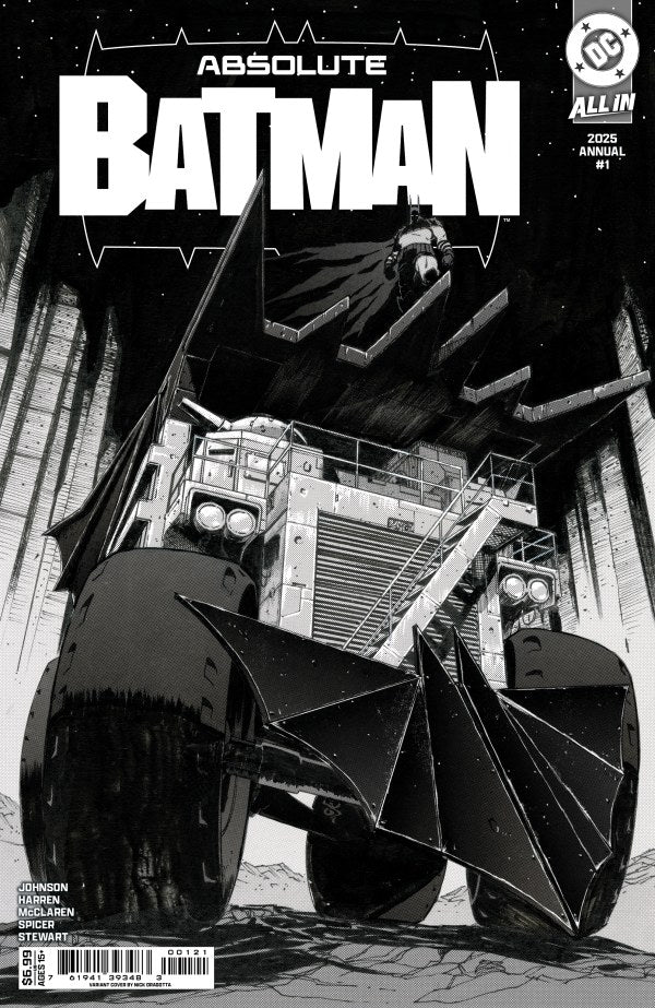 ABSOLUTE BATMAN 2025 ANNUAL #1 (ONE SHOT) CVR B NICK DRAGOTTA CARD STOCK VAR