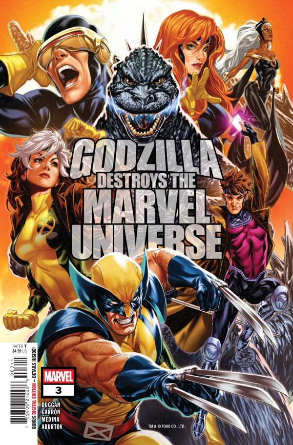 GODZILLA DESTROYS THE MARVEL UNIVERSE #3 MAIN CVR