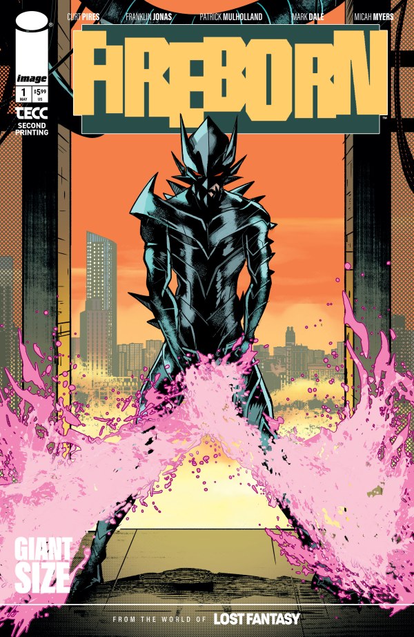 FIREBORN #1 2ND PTG CVR B PATRICK MULLHOLAND FOIL ABSOLUTE BATMAN HOMAGE VAR