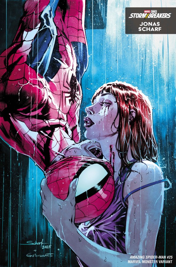 AMAZING SPIDER-MAN #25 JONAS SCHARF MARVEL MONSTER VAR